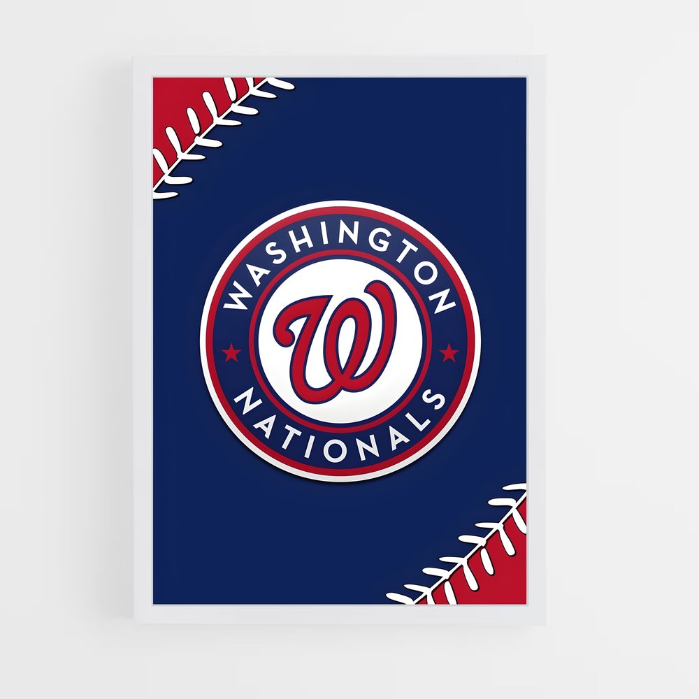Poster Nationals Pride – affiche Baseball (vue 3)